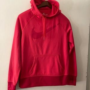 Nike dark bright pink hoodie.